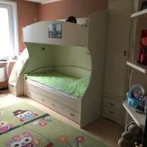 Мебель для детской комнаты infinity, 2 кровати, матрасы, лес, в Москве