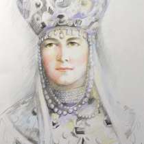 Рисунок " Женщина Тартарии" автор И. Антоновская, в Москве