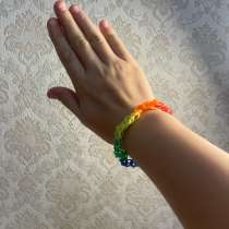 Браслет из резинок «Радуга», в Красноярске