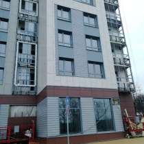 Монтаж фасада, обрамление балконных витражей, в Одинцово