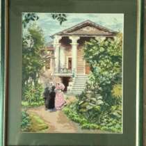 Вышитая картина "Бабушкин сад", в Москве