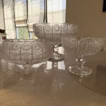 Хрустальные вазы,3 шт, все вместе отдам за 18 т, в Буйнакске