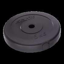 Диск пластиковый BB-203, d=26 мм, черный, 5 кг, в Сочи