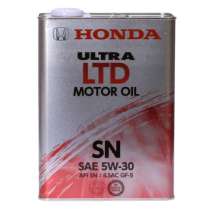 Масло моторное Honda Ultra LTD-SN 5W30 синтетика 4литра, в Раменское