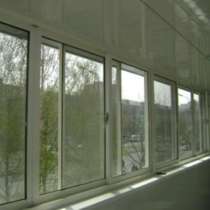 Раздвижные алюминиевые окна на балкон. Без предоплаты, в Сходне