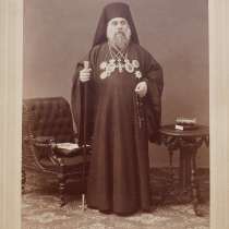 Старинная фототипия епископа Фаворского НИКОДИМА. Кон. 1870х, в Санкт-Петербурге