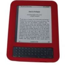 Чехол для электронной книги Amazon Kindle 3 силикон красный, в Москве