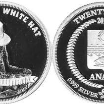 Монета серебряная Белая Шляпа, в Хабаровске
