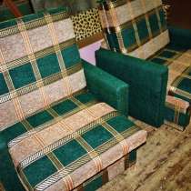 Выкатное мягкое кресло 70х190 см Зеленая клетка, в Санкт-Петербурге