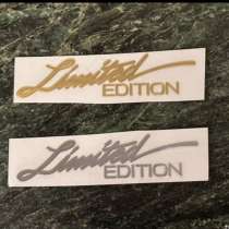 Металллическая наклейка Limited Edition, в Москве