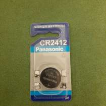 Panasonic CR2412 Батарейка литиевая для брелка/пульта Toyota, в Москве