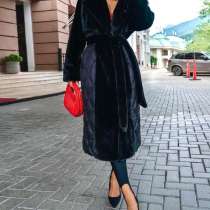 Пальто с мехом эко норка, в Новокузнецке