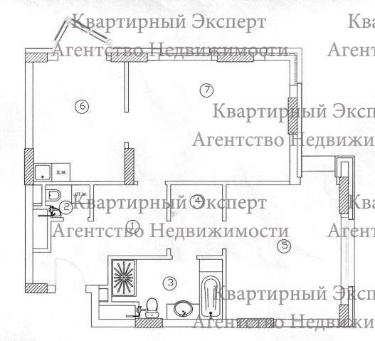 Продам двухкомнатную квартиру в Москве. Жилая площадь 72,70 кв.м. Этаж 13. Дом монолитный. в Москве фото 9