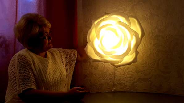 Светильник "Роза" из изолона в Бийске в Бийске фото 3