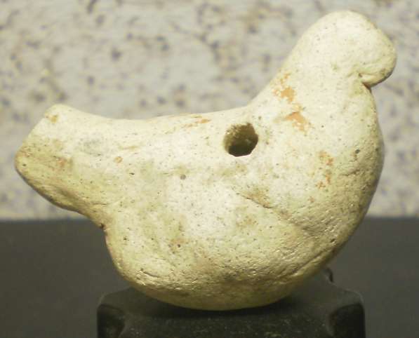 Старинная глиняная свистулька Курочка в Владимире фото 3
