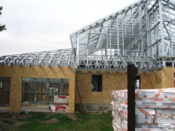 Каркасные дома из лёгких стальных тонкостенных конструкций в Омске фото 8