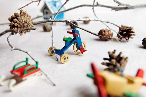 Елочные игрушки и сувениры из дерева, ручной работы в Москве фото 5