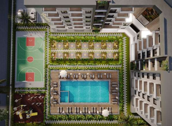2-к. квартира 42м² Турция, Анталья, Алтынташ