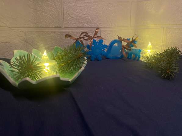 Новогодние игрушки из эпоксидной смолы в Тольятти фото 7