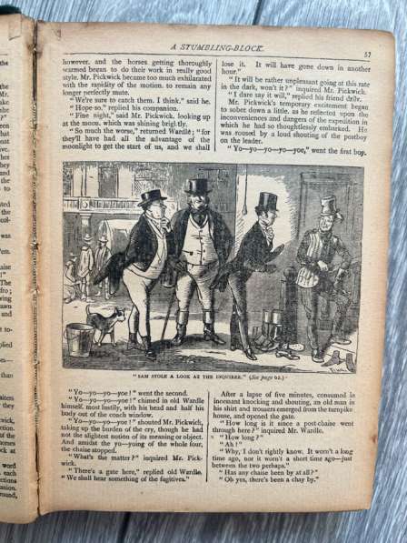 Книга Диккенс «Pickwick club” старая, редкая (англ) в Москве фото 5