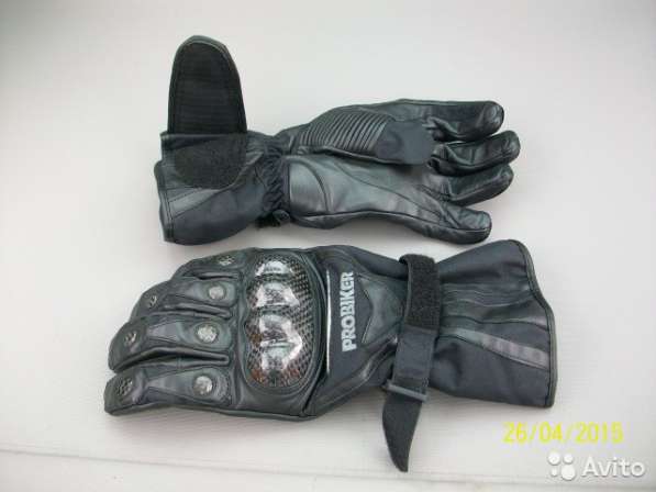 Кожаные перчатки Probiker PR-5 (новые - XL) в Москве фото 4