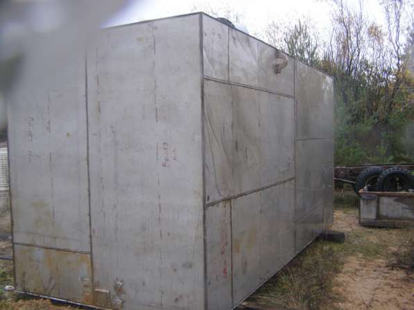 Резервуар 27,2 куб. м., прямоугольной формы, из нержавейки в 