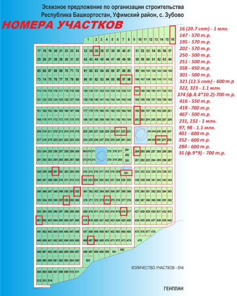 Участки в коттеджном посёлке Яшма в Уфе фото 32