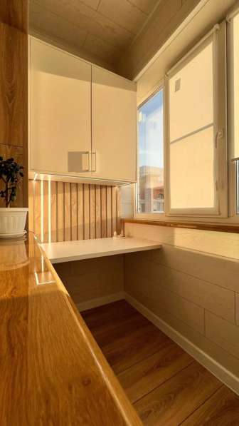 Обшивка балкона, Остекление, Балкон под ключ в Набережных Челнах фото 13