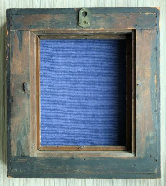 Старинный дубовый киот под икону аналойного размера. XIX век в Санкт-Петербурге фото 9