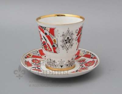 Чайная пара Народные узоры Лошадь лфз 19 в Москве фото 5