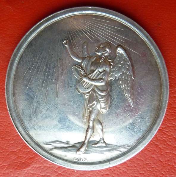 Германия медаль Аполлон с лирой мастерская LOOS Лоос Берлин в Орле фото 6