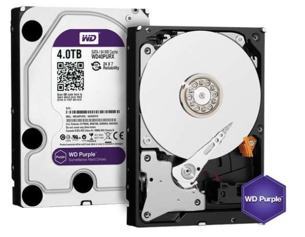 Жесткий диск Western Digital Purple 4000GB 3'5
