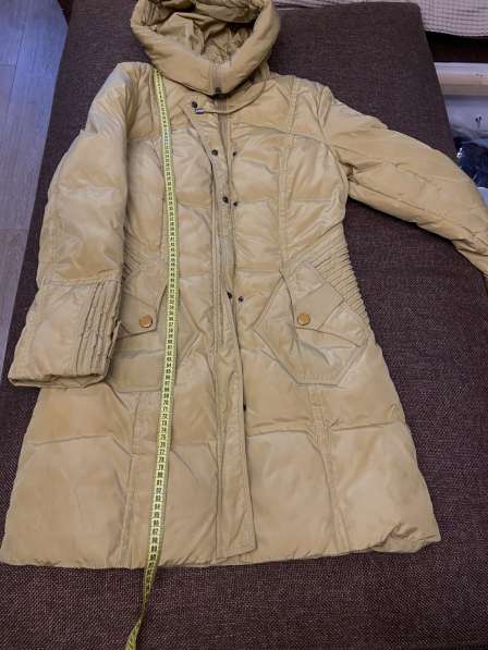 Пальто-куртка на натуральном пуху,46 размер