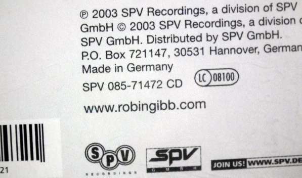 Robin Gibb. Magnet.2003.CD. Made in Germany в Магнитогорске фото 4