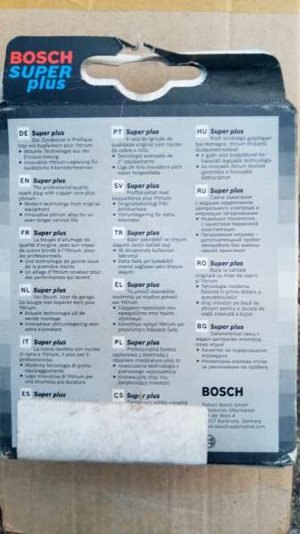 НОВЫЕ Свечи зажигания Bosch WR 7 LTС+ в Москве фото 4