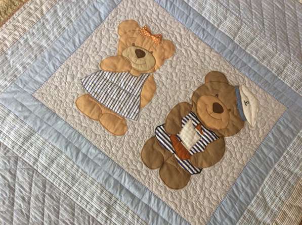 Лоскутное одеяло-покрывало для малышей