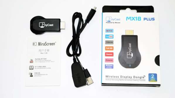 Медиаплеер Miracast AnyCast MX18 Plus HDMI с встроенным WiFi в фото 4