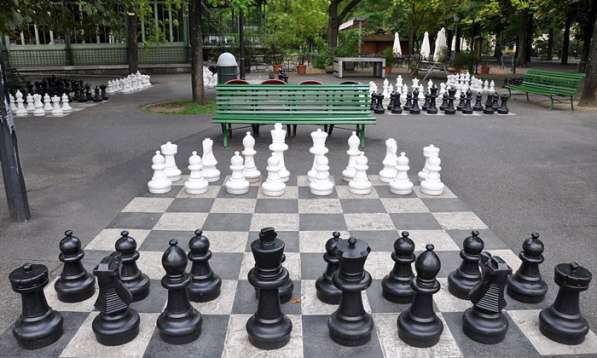 Шахматы парковые (напольные, уличные, гигантские) в 