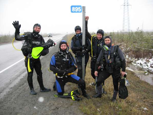 Погружаем под воду на задержке дыхания и с аквалангом в Ханты-Мансийске фото 8