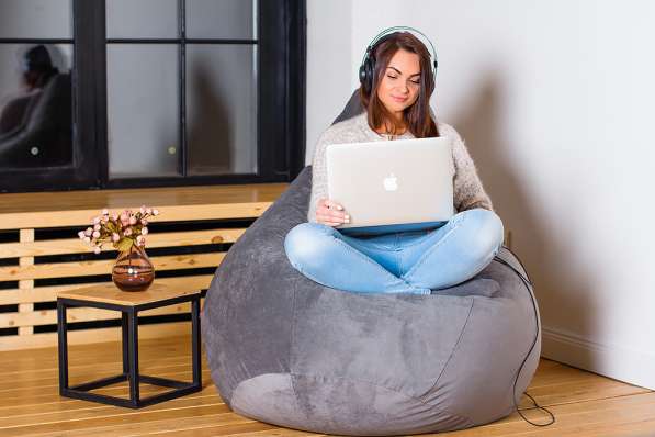 Кресло-мешок Пудра в Москве фото 4