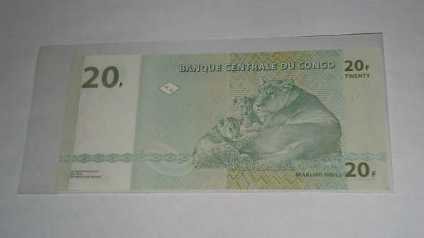 Конго, 20 франков, 2003 г., Unc в Благовещенске