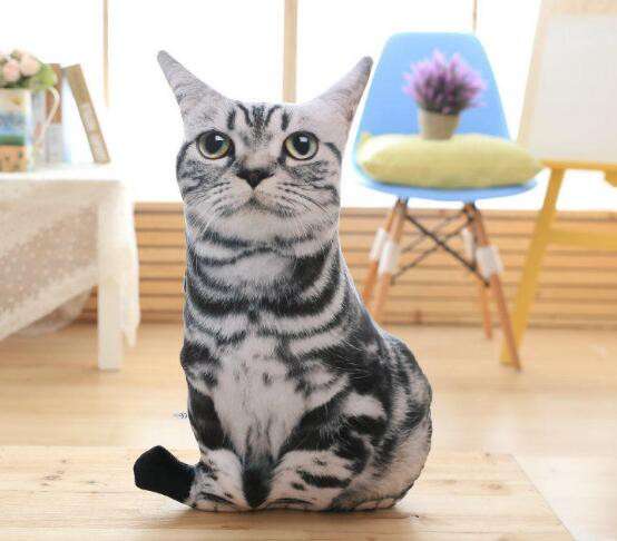 Подушка - игрушка 3D британская кошка
