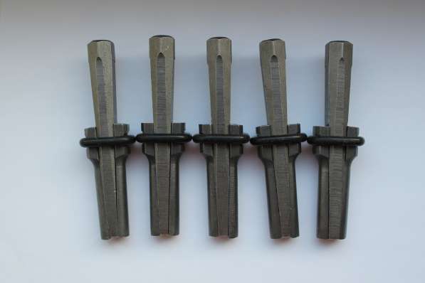 Стальные камнекольные клинья (комплект 5 штук) D14 L105 мм