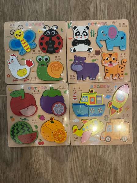 Деревянные пазлы обьемные