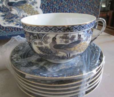 Чайный набор«Синий павлин»из 15предметов в Краснодаре фото 4