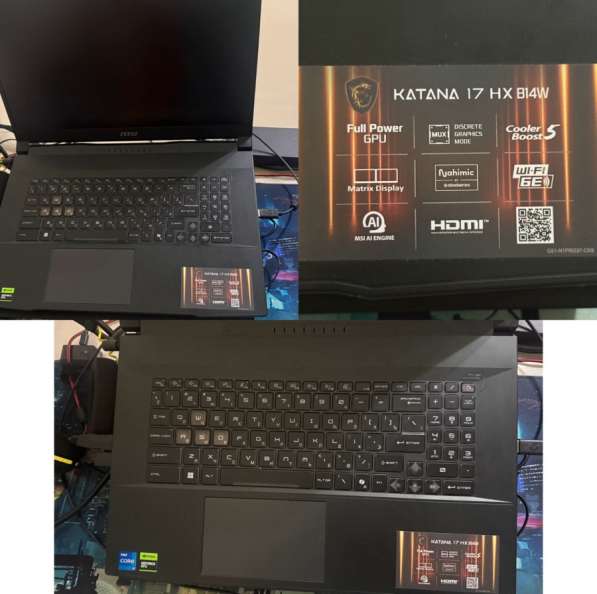 Продается мощный игровой ноутбук MSI Katana 17 в Сургуте фото 5