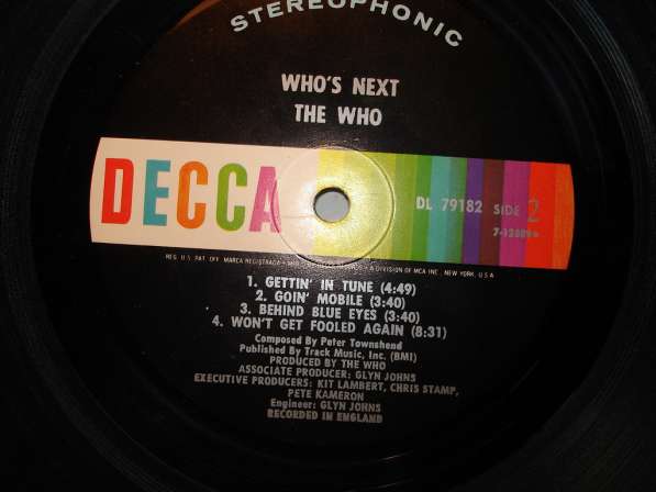Пластинка The Who &lrm;&ndash; Who's Next в Санкт-Петербурге