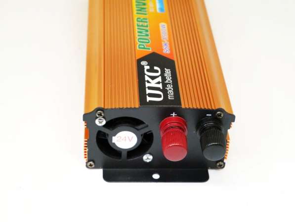Инвертор UKC 1500W 24V Преобразователь тока AC/DC Gold в фото 7