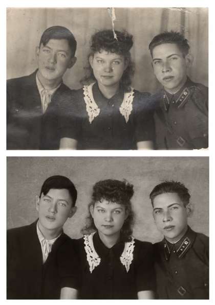 Реставрация фотографий, ретушь и колоризация в Москве фото 20