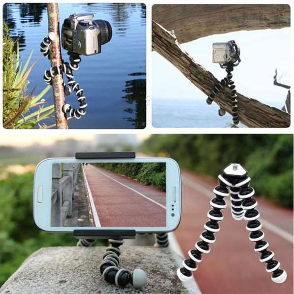 Гибкий штатив Gorillapod для телефона и камер. Держатель для в фото 5